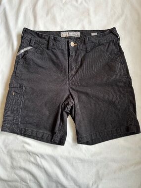 Ariat Perfect Rise Rebar Black Jean Shorts Sz 29